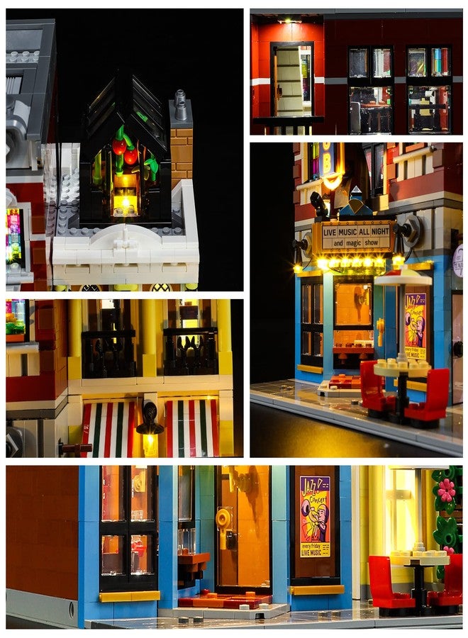 YEABRICKS LED Light for Lego-10312 Icons Jazz Club Building Blocks Model (Lego Set NOT Included) - Image 4